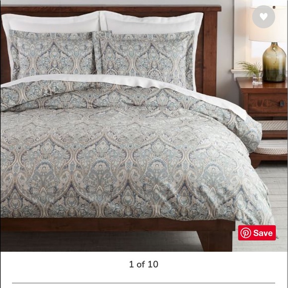 Pottery Barn Other - Pottery barn Queen Duvet and 2 Standard Shams